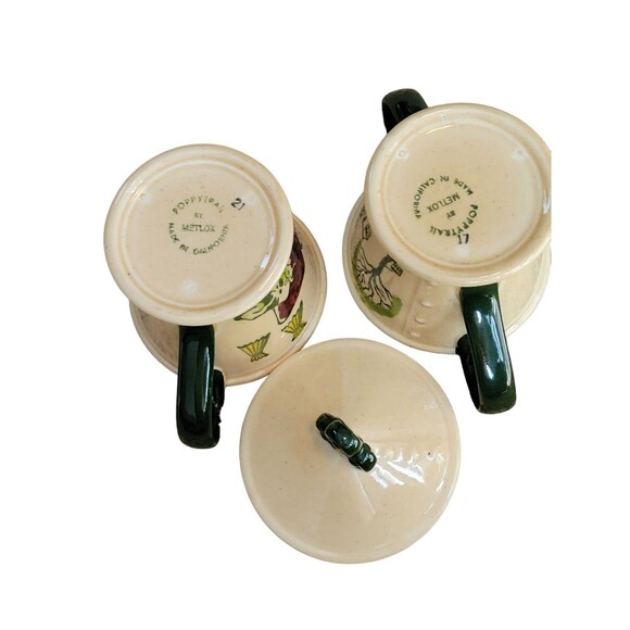 Metlox Poppytrail Provincial Homestead Sugar And Creamer Set #17 #21 - Picture 7 of 9